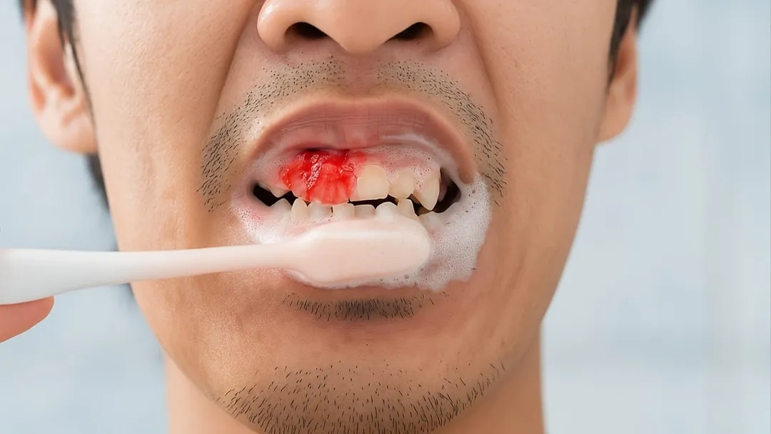 WHY GUMS BLEEDS WHILE BRUSHING?